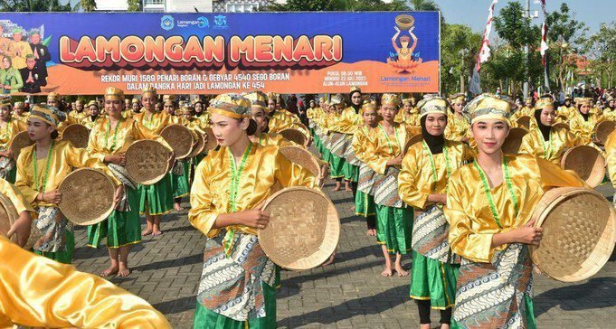 Lamongan Raih Rekor MURI: Pagelaran Tari Boran dan Sajian Nasi Boran Pecahkan Rekor Dunia