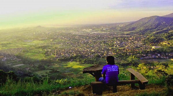 tempat wisata paralayang malang batu - pemandangan alam indah