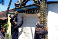 Tugu PSHT di Boyolangu, Kabupaten Tulungagung akan diserahkan kepada pemerintah setempat untuk diubah menjadi ikon desa.