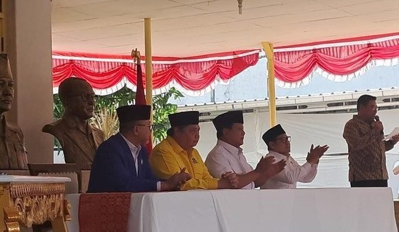 Gerindra, PKB, Golkar, dan PAN Resmi Bentuk Koalisi Pilpres 2024