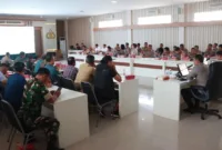 Kepolisian Resort Kota Besar Surabaya (Polrestabes Surabaya) menggelar rapat koordinasi pengamanan.pertandingan sepak bola antara Persebaya dan Persita yang dijadwalkan berlangsung pada 12 Agustus