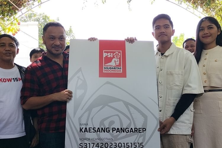 Kaesang Pangarep Resmi Bergabung dengan PSI