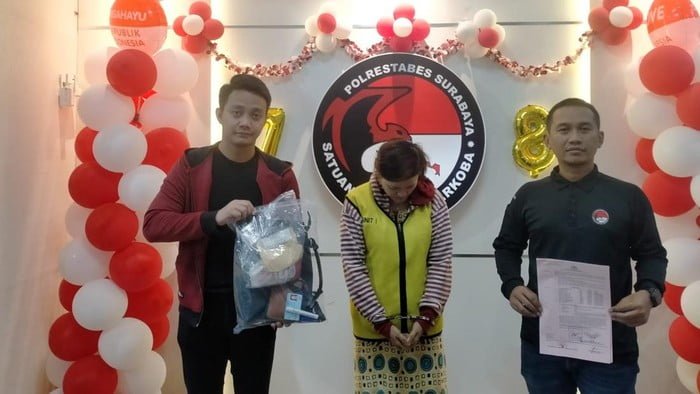 IRT Pengedar Sabu di Surabaya Diamankan Polisi