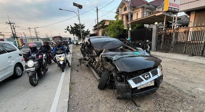 Kecelakaan Karambol di Mojokerto, 1 Orang Tewas dan 3 Luka Ringan