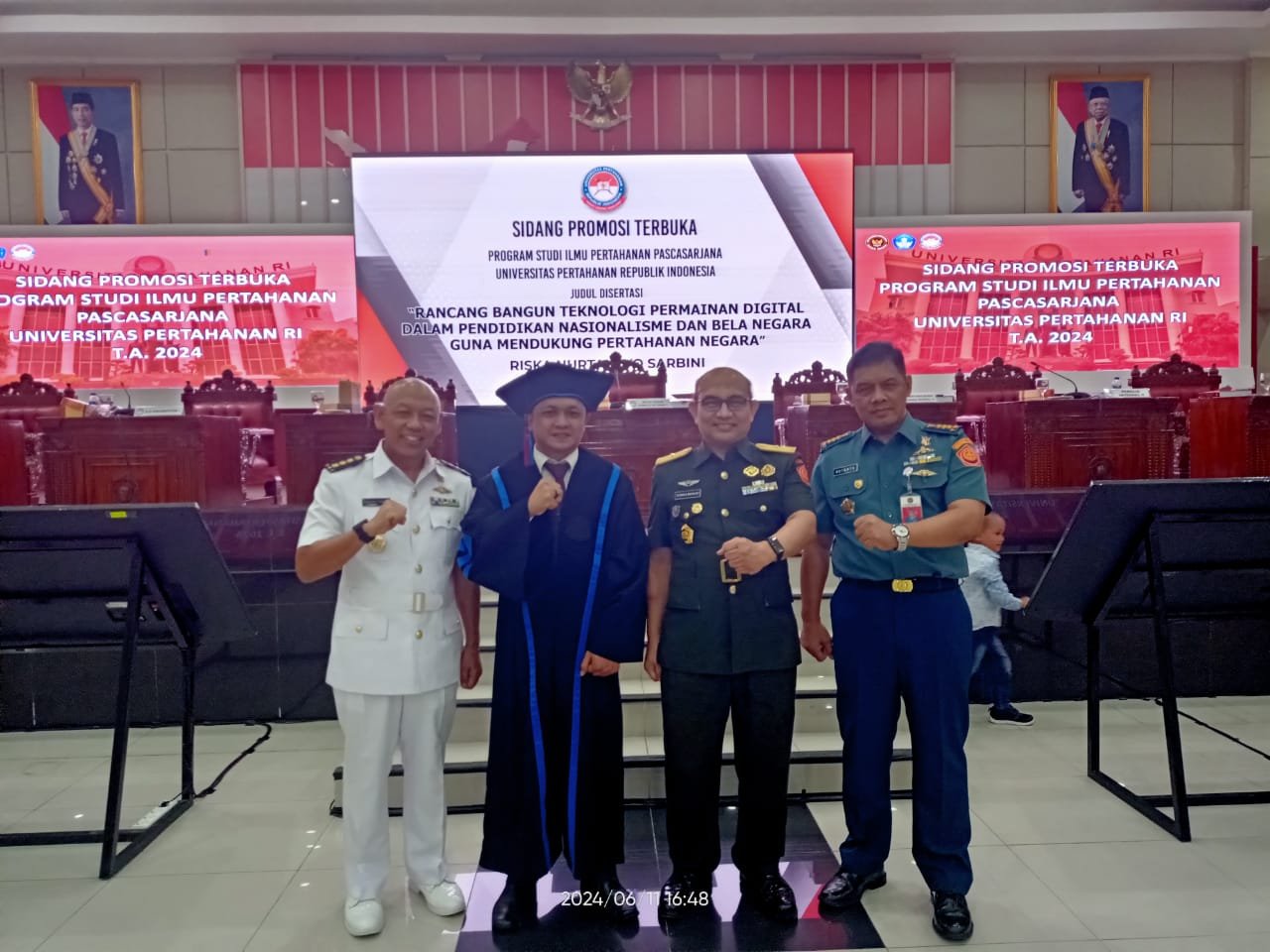 Mahasiswa Unhan Ciptakan Teknologi Pendidikan Nasionalisme Lewat Game Digital