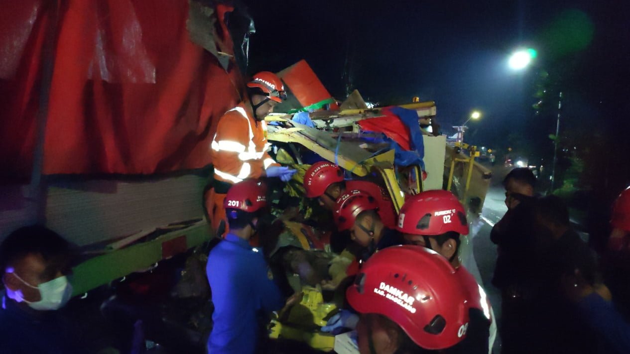 Kecelakaan Tunggal di Jalan Purworejo-Magelang, Sopir Meninggal di Tempat!