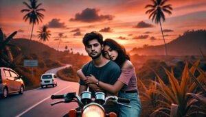 cara memeluk pacar di motor 2