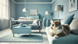warna cat rumah yang sejuk - warna biru muda