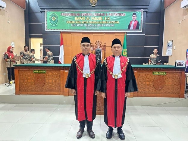 Al Fadjri Kini Jadi Wakil Ketua Pengadilan Negeri Kutacane