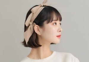 Cara Mengikat Rambut Pendek Ala Korea