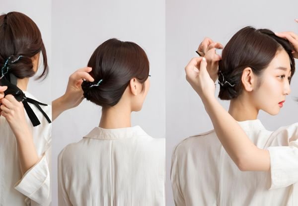 21+ Cara Mengikat Rambut Pendek Ala Korea Simpel Bikin Lebih Stylish ...