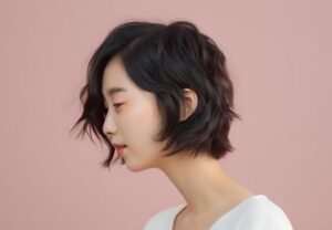 Model Rambut Pendek Ala Korea untuk Wajah Lonjong - Gaya Rambut Shaggy Pendek Ala Korea