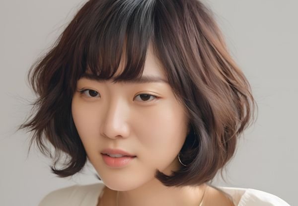 10 Inspirasi Rambut Pendek Ala Korea untuk Wajah Persegi Panjang