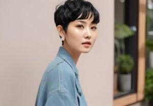 Inspirasi Cara Potong Rambut Pendek Sendiri Ala Korea - Potong Rambut Pendek Model Pixie Cut Ala Korea
