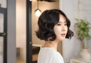 Rambut Pendek Bergelombang Ala Korea