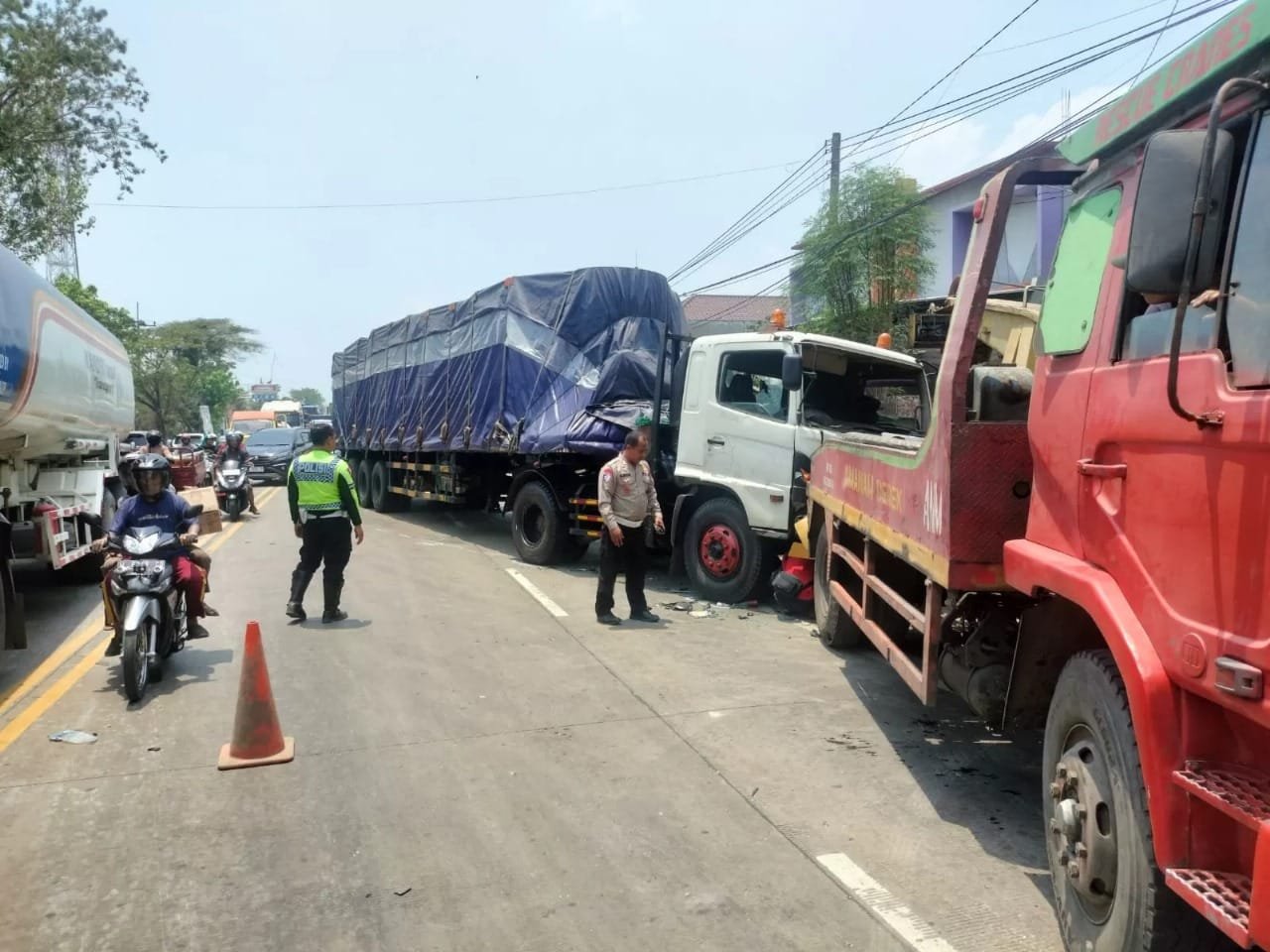 Kecelakaan di Duduksampeyan Gresik! Balita Tewas, 2 Orang Luka Parah