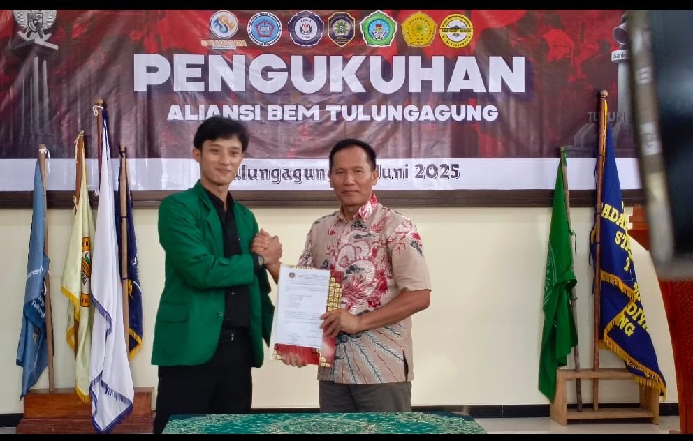 Aliansi BEM Tulungagung Resmi Dikukuhkan, Wabup: Mahasiswa Adalah Bara Perubahan Daerah