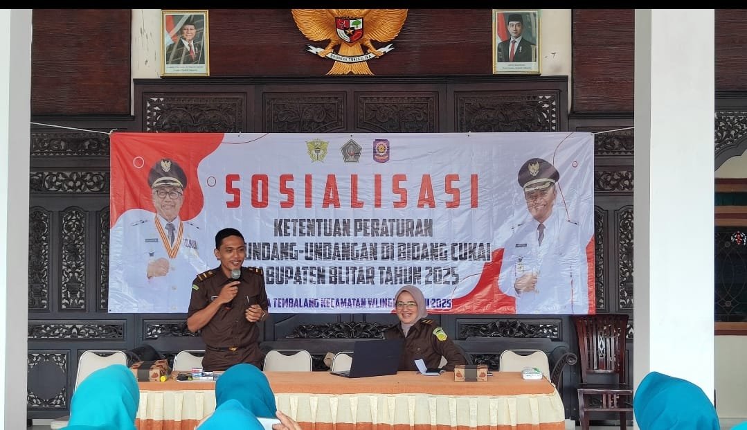 Sosialisasi DBHCHT Blitar, Libatkan Ibu-ibu PKK