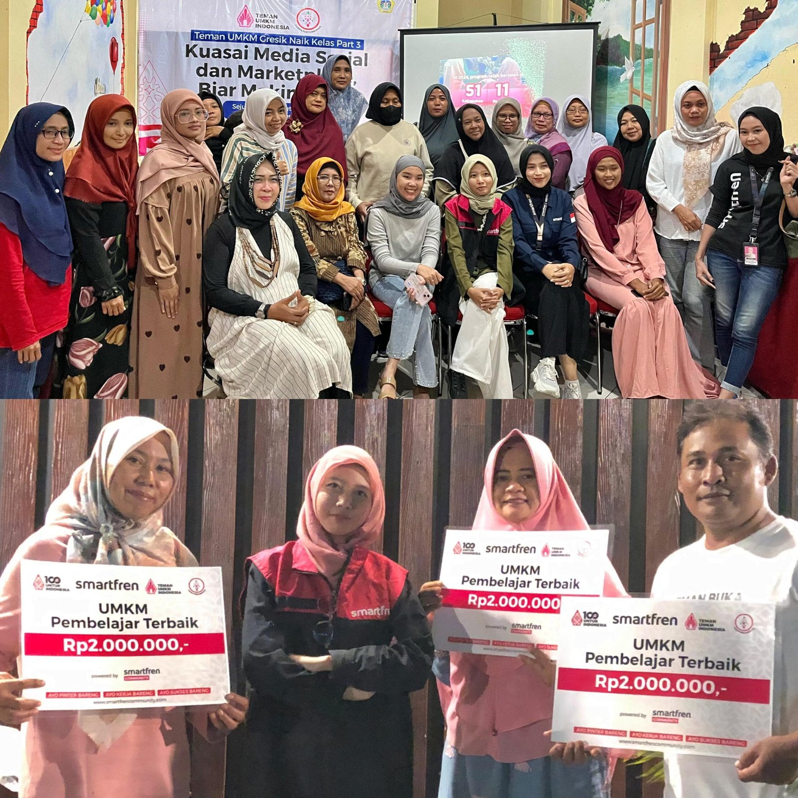 UMKM Gresik Gaspol! XLSMART Buktiin Bisnis Kecil Bisa Naik Kelas Bareng Komunitas