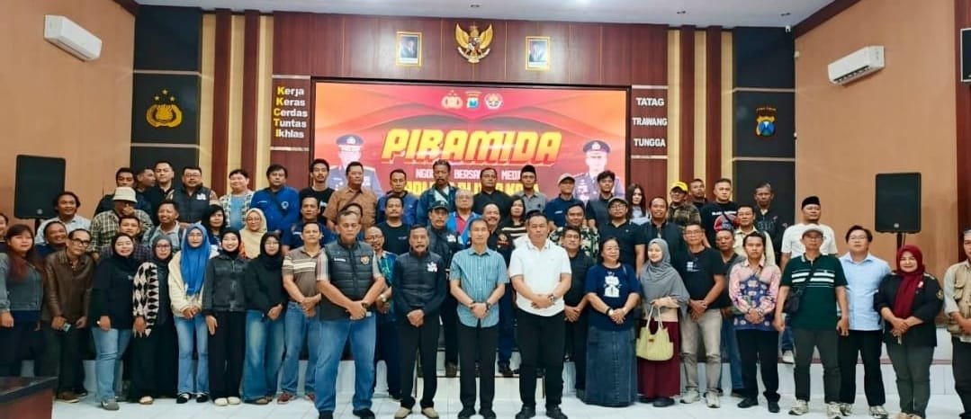 Perkuat Sinergi, Polres Blitar Kota Gelar Ngopi Bersama Media