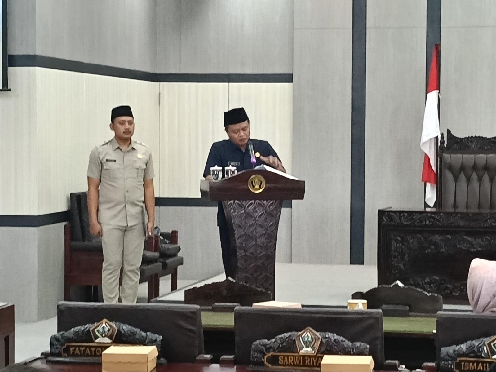 Wabup Blitar Sampaikan LKPJ 2025 di Paripurna DPRD, Soroti Penguatan SDM dan Ekonomi Lokal