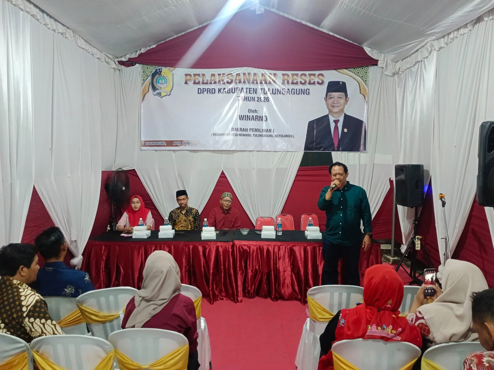 Winarno Tegas di Boyolangu: Aspirasi Rakyat Dikawal, Kesejahteraan Jadi Prioritas