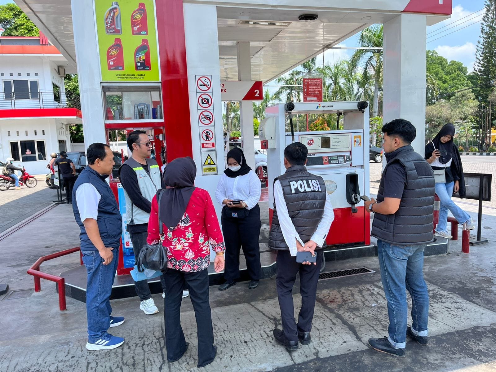 Jelang Idul Adha 2026, Polres Blitar Kota Cek Stok LPG dan BBM Subsidi, Hasilnya Aman